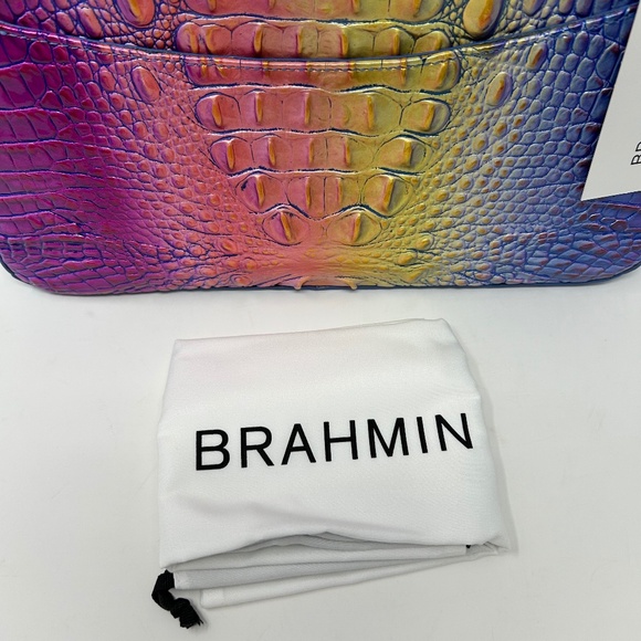 NWT Brahmin Esme Magic Ombré Melbourne Leather Shoulder Handbag Designer! - Picture 4 of 4